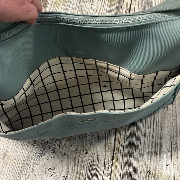 LACOSTE Hobo Shoulder Bag with Front Pocket - Picture 3 of 8